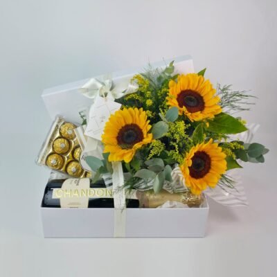Caixa Com Flores - Comemoração Especial